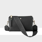 Josie Small 3 Compartment Crossbody Bag with Monogram Strap
