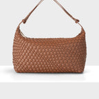 Logan Weave Zip Top Medium Hobo Shoulder Bag